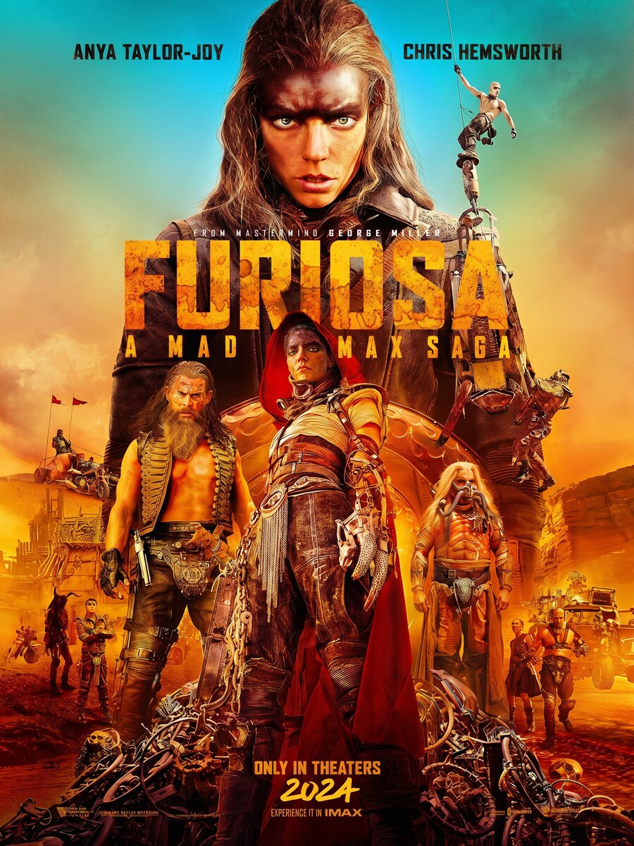 Poster artwork for Furiosa: A Mad Max Saga